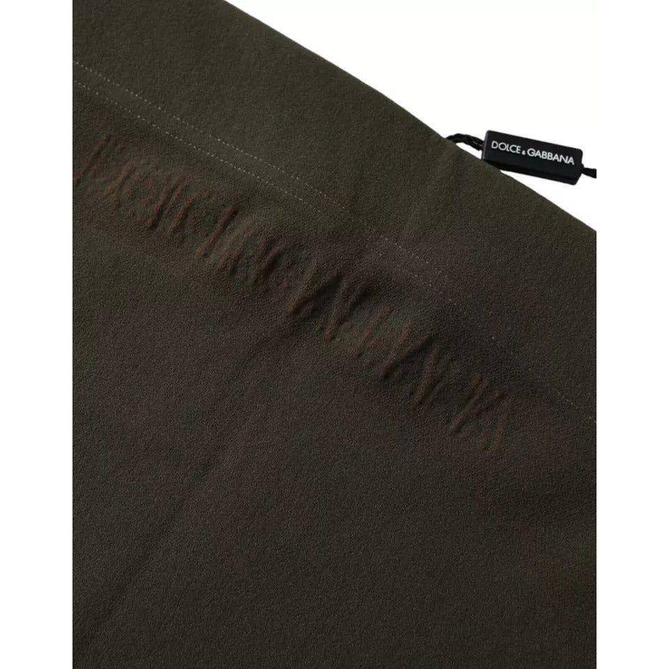 Dolce & Gabbana Brown Cotton Stretch Boxer Shorts Underwear Dolce & Gabbana Dark Slate Gray