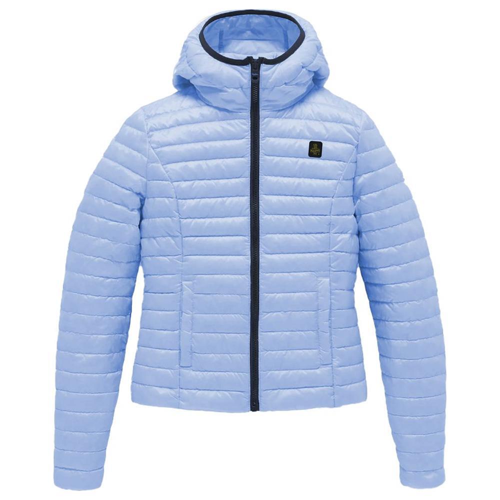 Refrigiwear Light Blue Polyamide Women Jacket RE-12581-S
