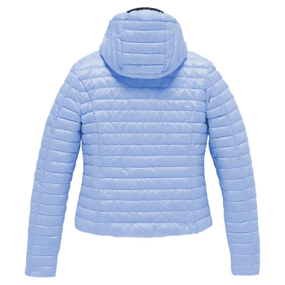 Refrigiwear Light Blue Polyamide Women Jacket RE-12581-S