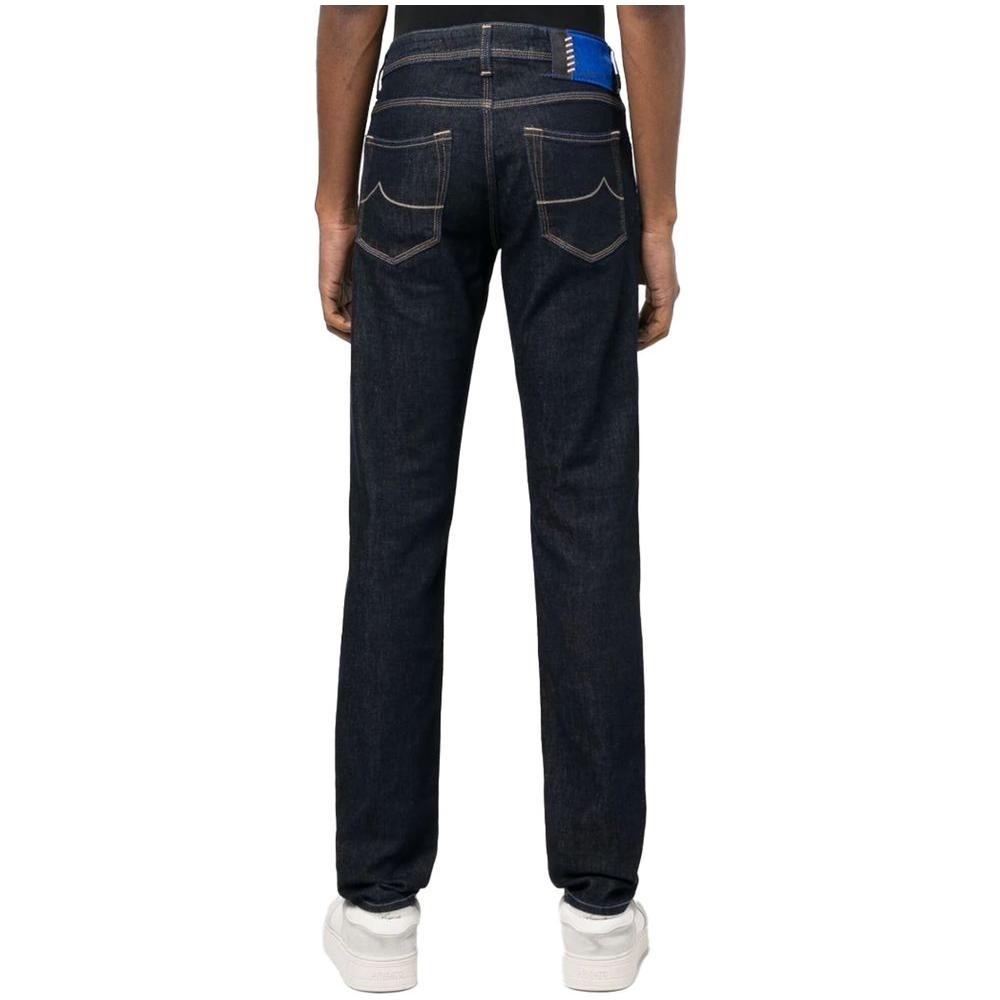 Jacob Cohen Blue Cotton Jeans & Pant Jacob Cohen Black