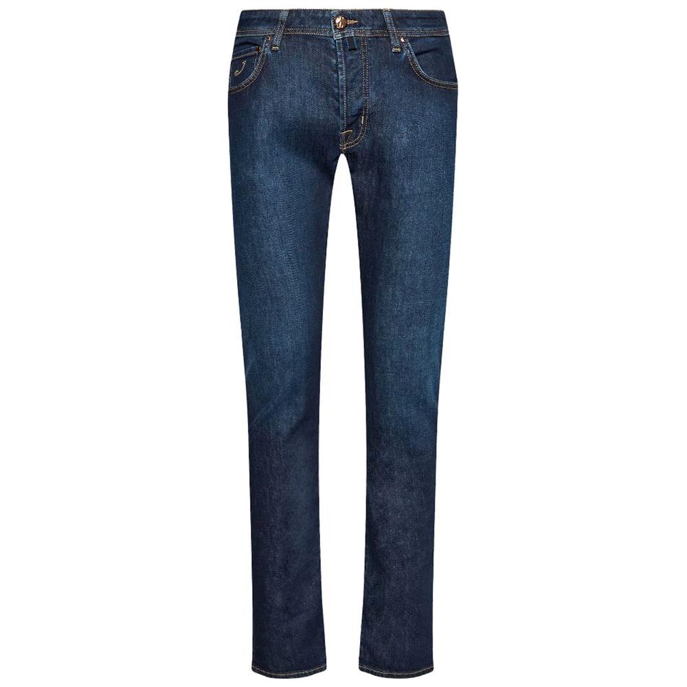 Jacob Cohen Blue Cotton Jeans & Pant Jacob Cohen Dark Slate Gray