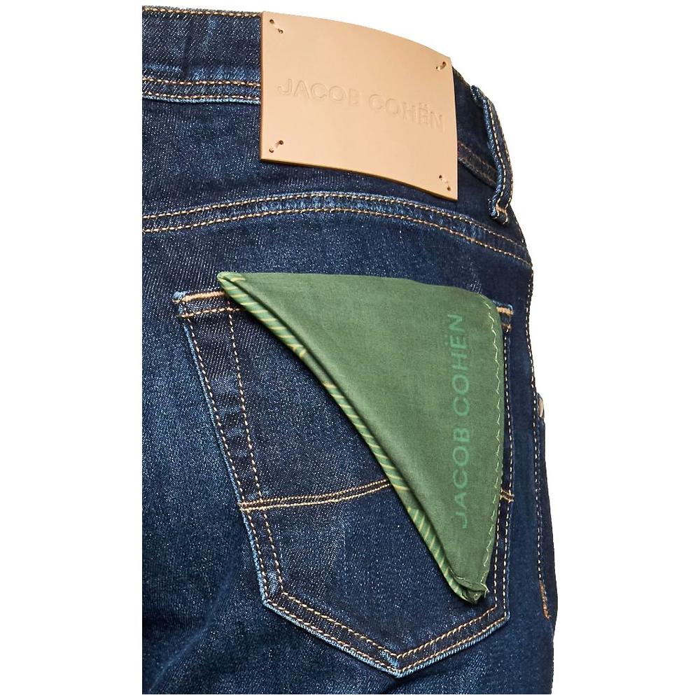 Jacob Cohen Blue Cotton Jeans & Pant Jacob Cohen Dark Slate Gray