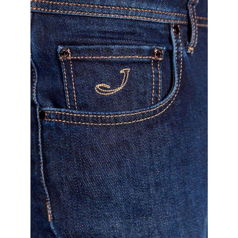 Jacob Cohen Blue Cotton Jeans & Pant Jacob Cohen Dark Slate Gray
