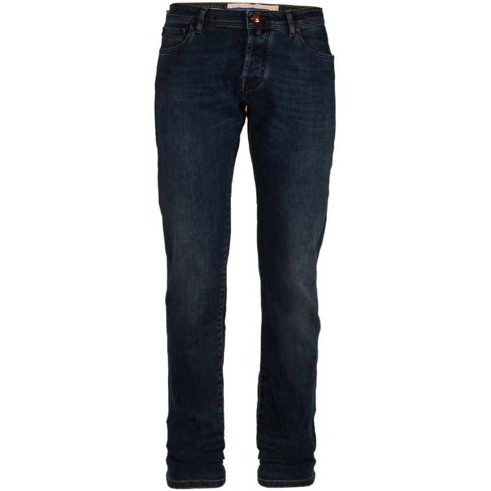 Jacob Cohen Blue Cotton Men's Slim Fit Jean Jacob Cohen Black