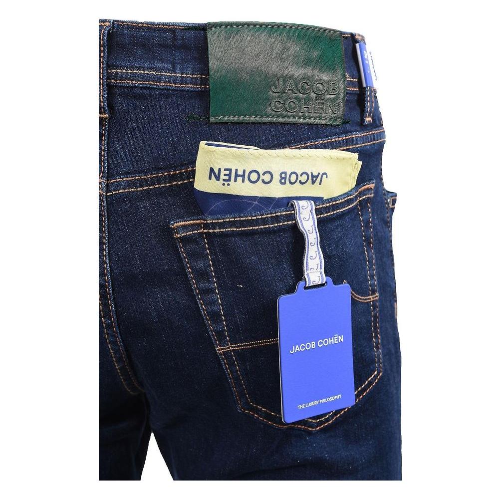 Jacob Cohen Blue Cotton Jeans & Pant Jacob Cohen Dark Slate Gray