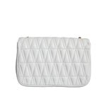 Versace White Mini Nappa Leather Crossbody Shoulder Bag BAG1596