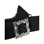 Dolce & Gabbana Black Hair Parrucchiera Crystal Headband Diadem SMY10350