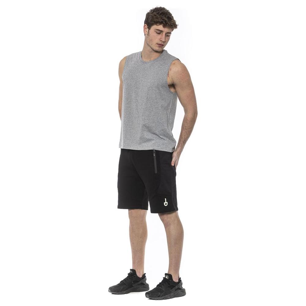 Tond Gray Cotton Men's Tank Top Tond Rosy Brown