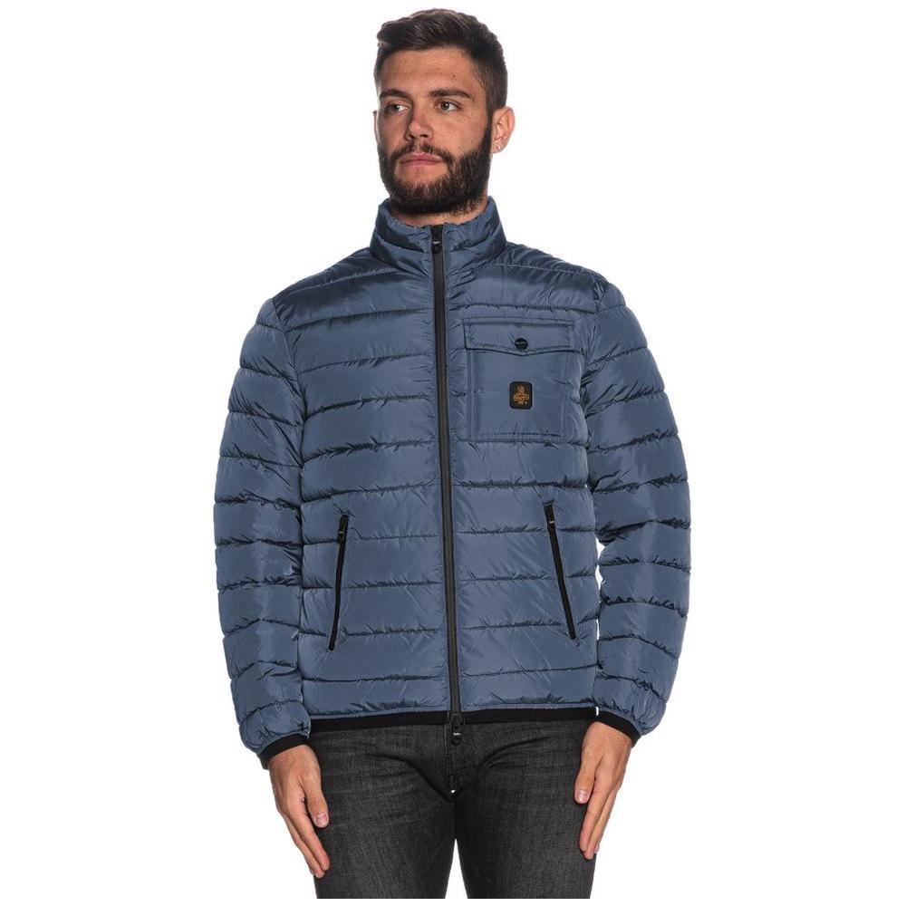 Refrigiwear Light Blue Nylon Men Jacket RE-13987-XL