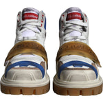 Dolce & Gabbana Multicolor Leather Trekking Sneakers Boots Shoes MV5045-40