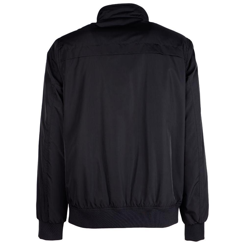 La Martina Black Polyester Jacket La Martina Black