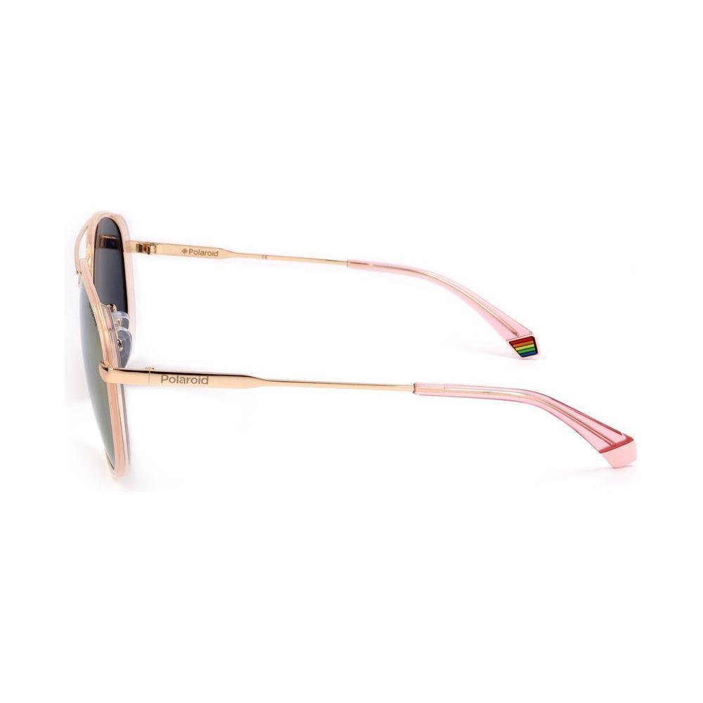 Polaroid Rose Gold Metal Sunglasses