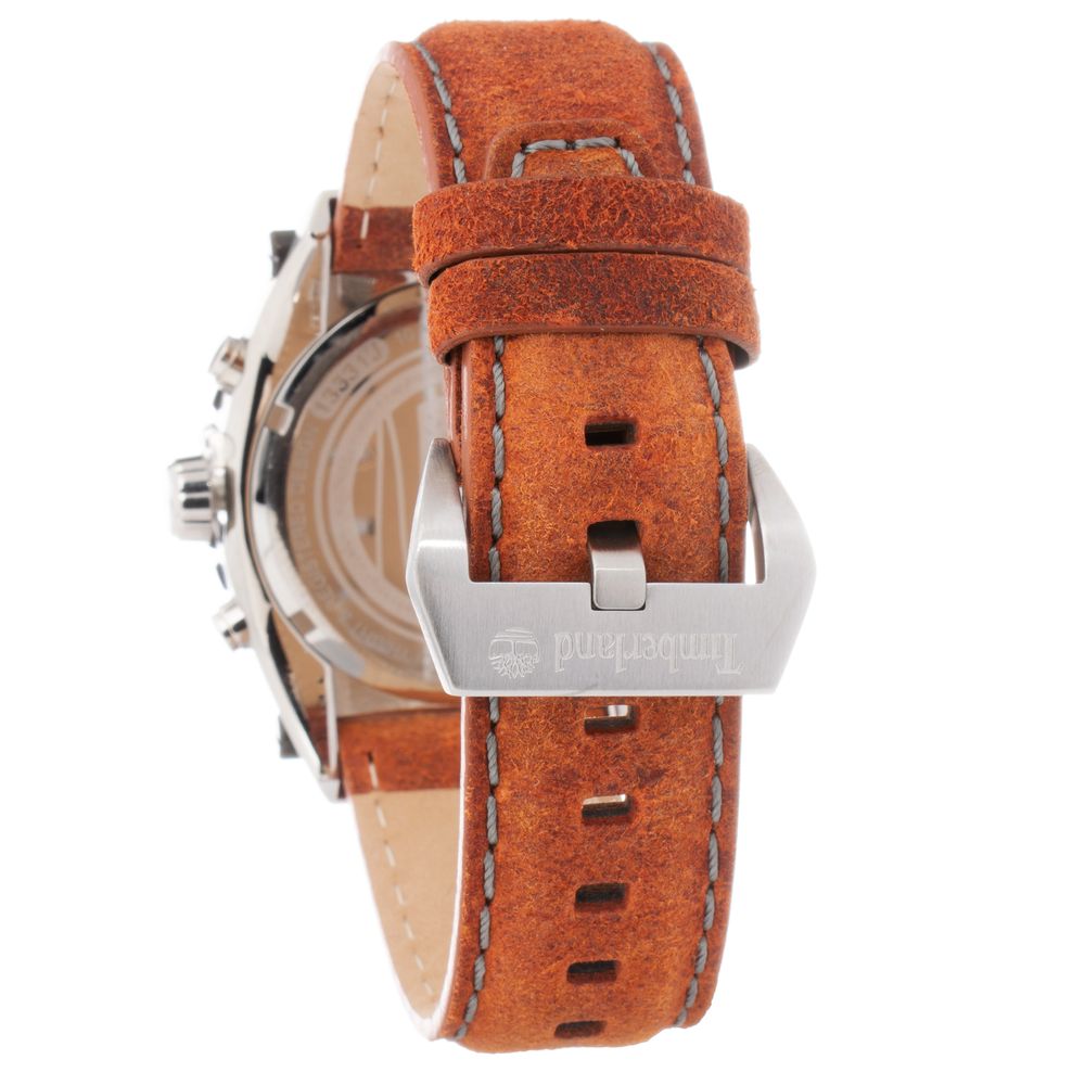 Timberland Brown Leather Dress Watch