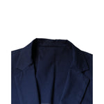 Dolce & Gabbana Blue Notch Single Breasted Dress Coat Blazer