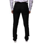 Dolce & Gabbana Black Wool Skinny Dress Formal Pants
