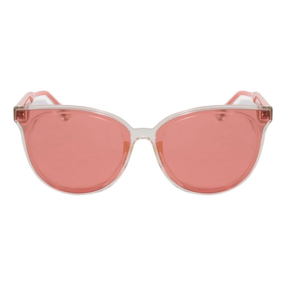 Jimmy Choo Transparent Acetate Sunglasses Jimmy Choo Dark Salmon