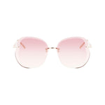 Longchamp Rose Gold Metal Sunglasses