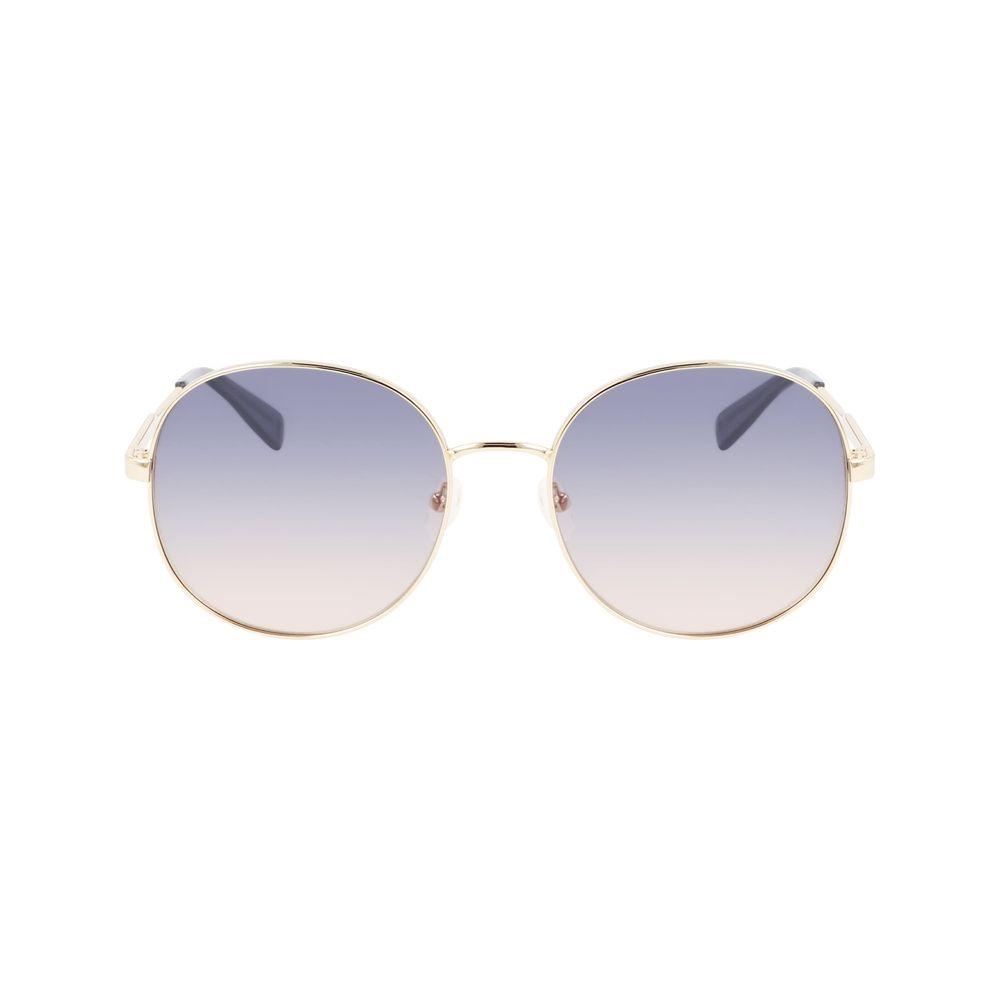 Longchamp Multicolor Metal Sunglasses Longchamp Light Gray