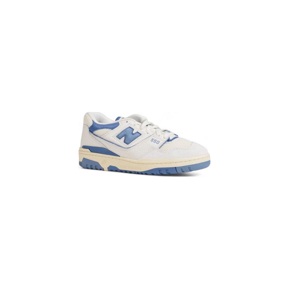 New Balance Blue Leather Sneaker New Balance Light Gray