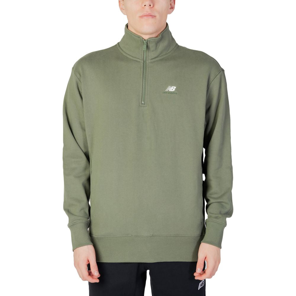 New Balance Green Cotton Sweatshirt NE-12001302482-IT52 | XL