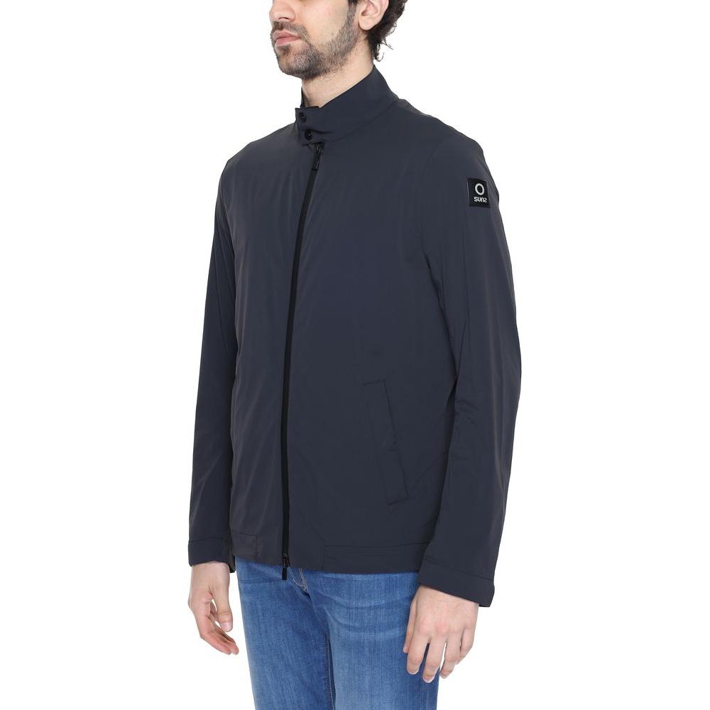 Suns Black Nylon Jacket Suns Dark Slate Gray