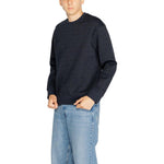 Armani Exchange Blue Cotton Sweatshirt AR-14712800010-IT44 | S