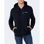 Armani Exchange Blue Cotton Hoody AR-9047800128-IT44 | S