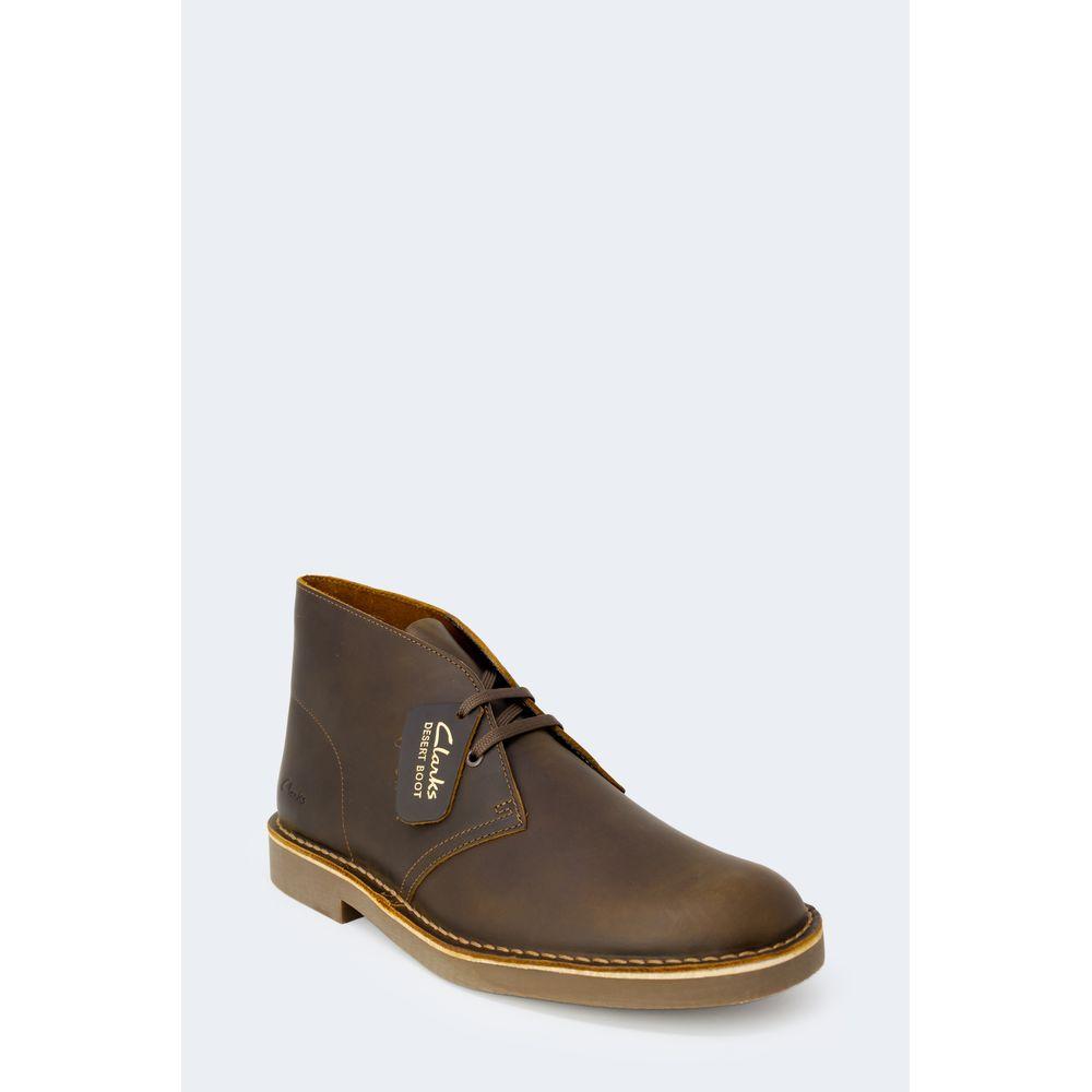 Clarks Brown Leather Boot Clarks Lavender