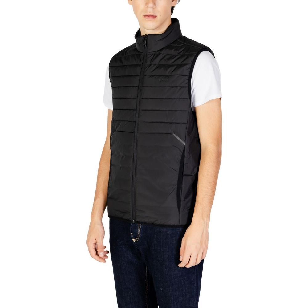 Hugo Boss Black Polyester Jacket Hugo Boss Wheat