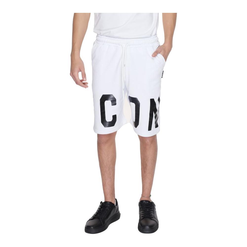 Icon White Cotton Short Icon Light Gray