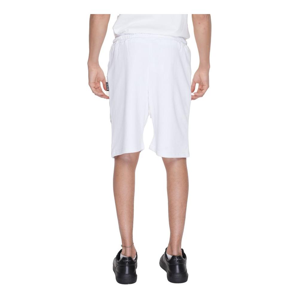 Icon White Cotton Short Icon Light Gray
