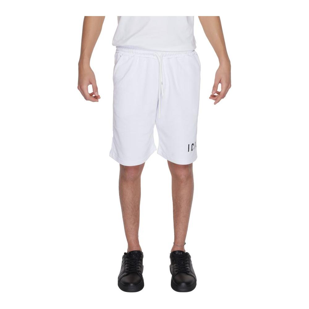 Icon White Cotton Short Icon Light Gray