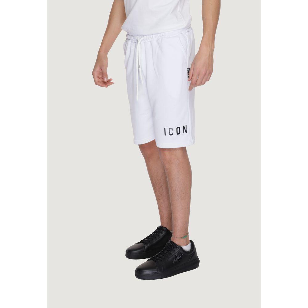 Icon White Cotton Short Icon Light Gray