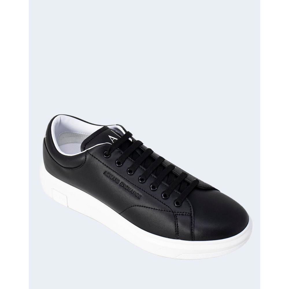 Armani Exchange Black Leather Sneaker Armani Exchange Lavender
