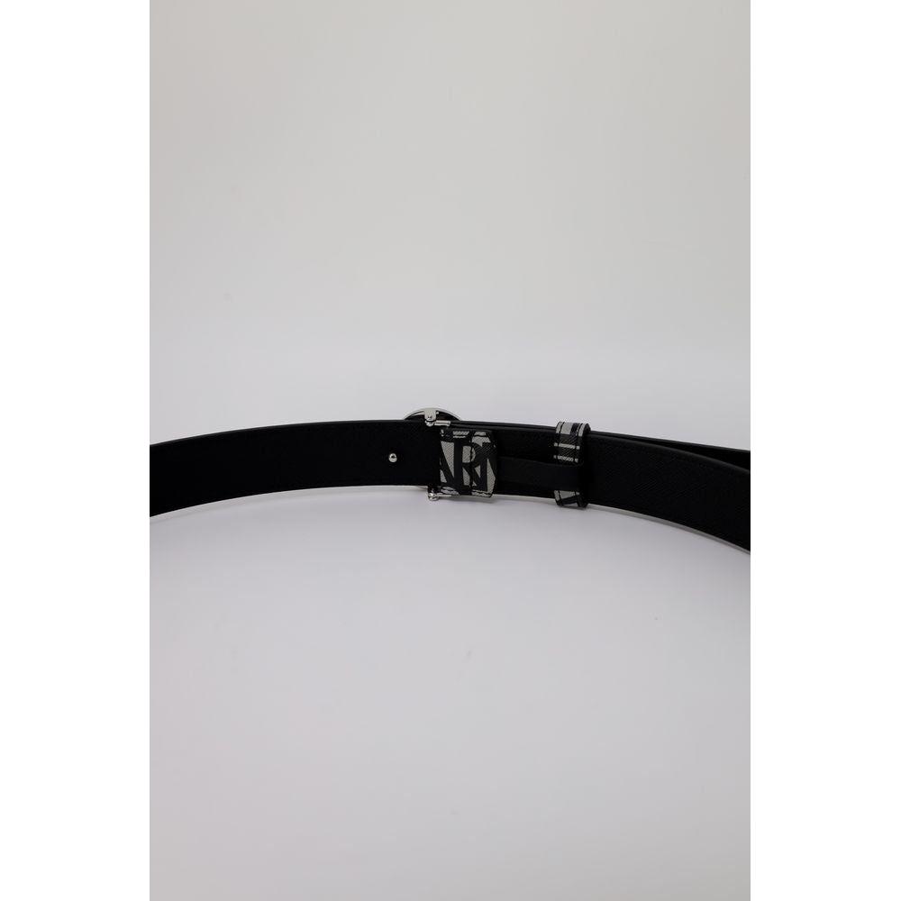 Armani Exchange Gray Polyester Belt Armani Exchange Gray