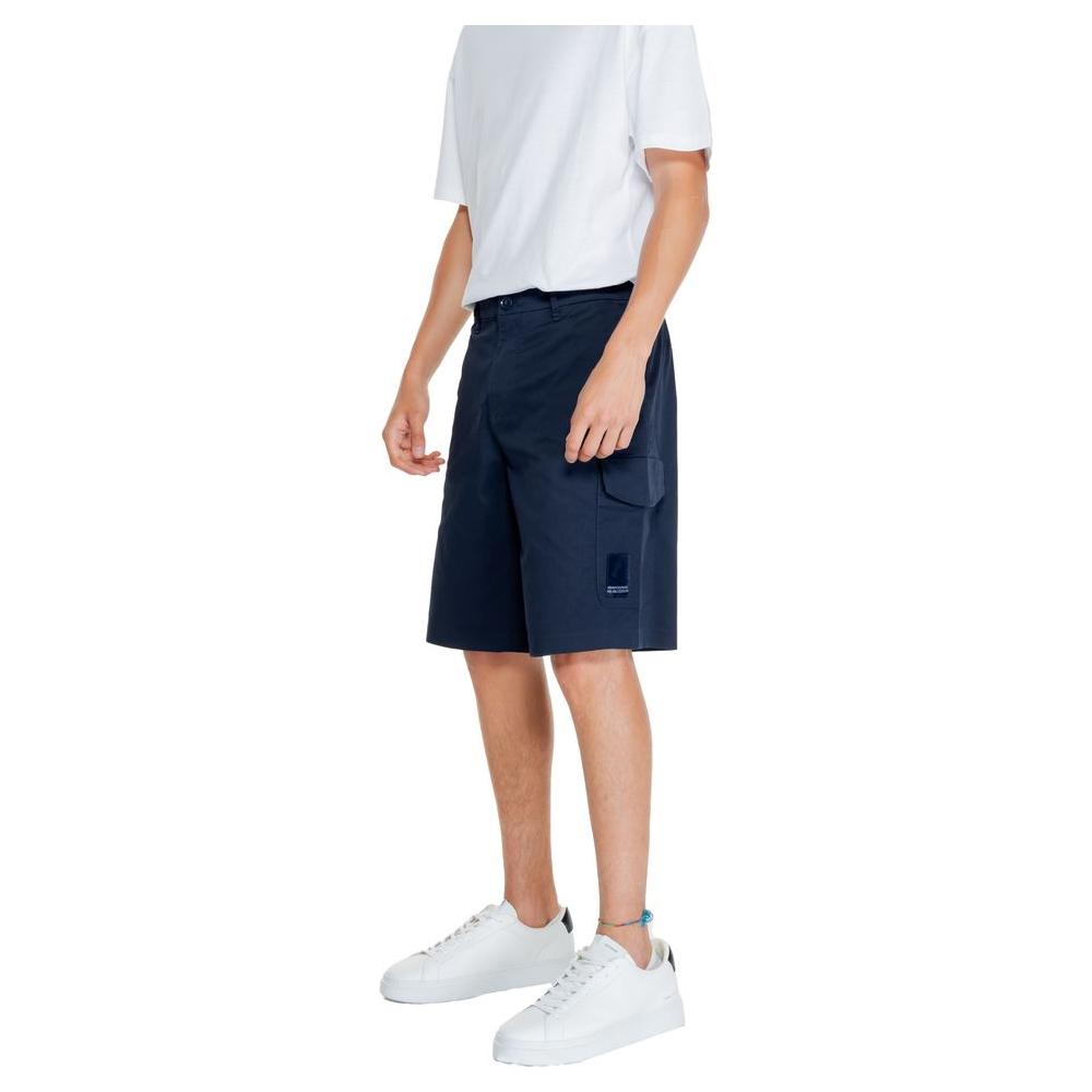 Armani Exchange Blue Cotton Short Armani Exchange Dark Slate Gray