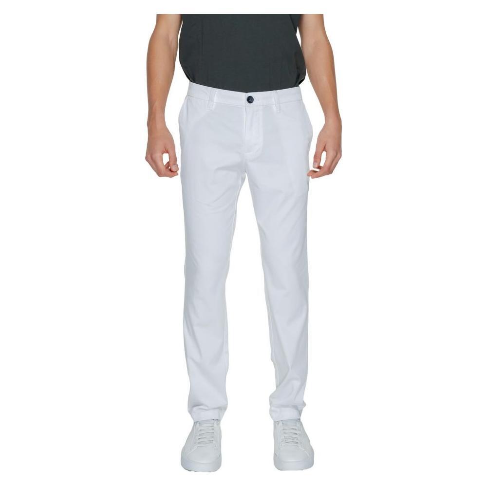 Armani Exchange White Cotton Pant AR-13327100008-W29