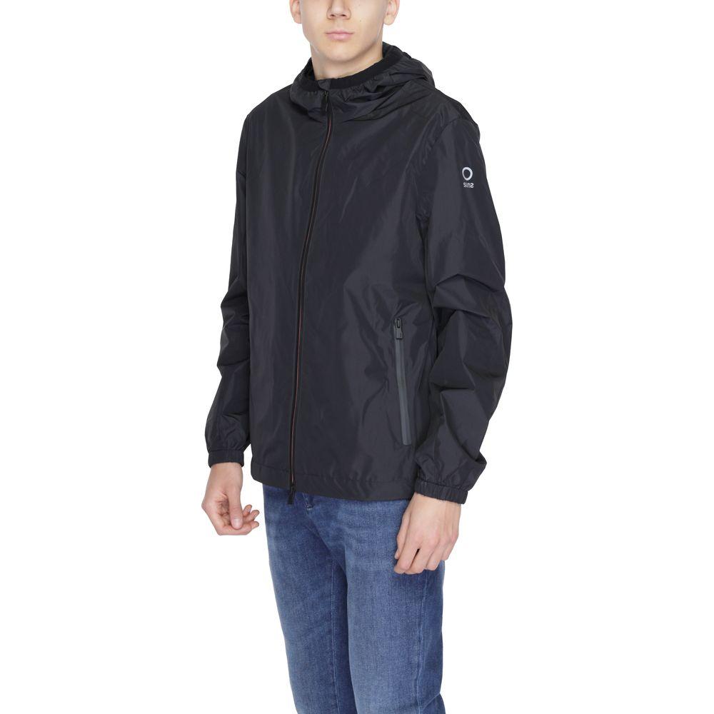 Suns Black Polyester Jacket Suns Dark Slate Gray