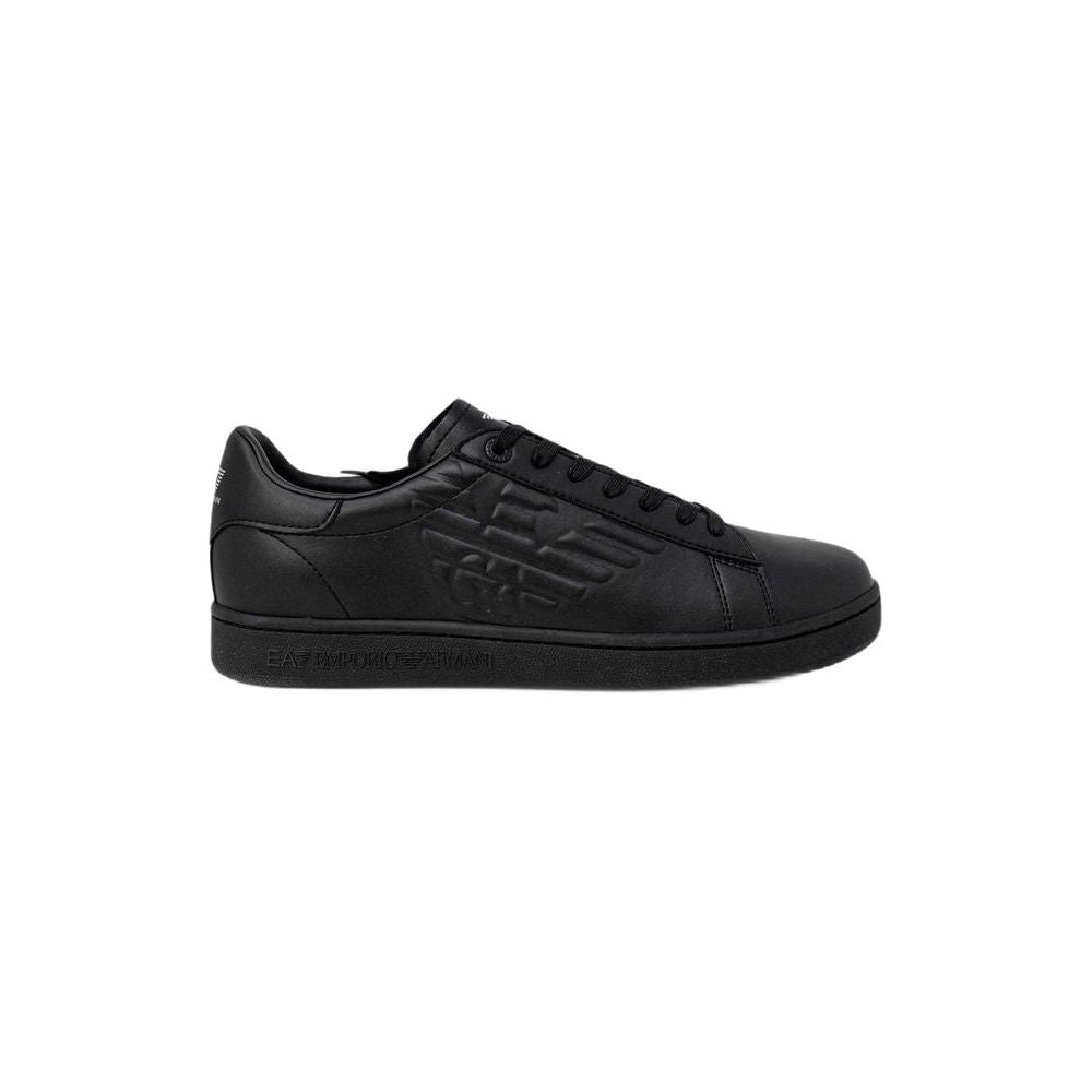 EA7 Emporio Armani Black Polyethylene Sneaker EA7 Emporio Armani Dark Slate Gray