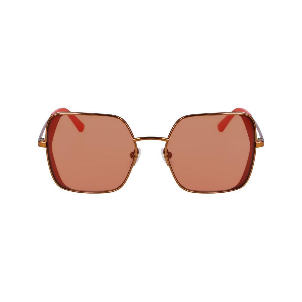 Karl Lagerfeld Orange Metal Sunglasses