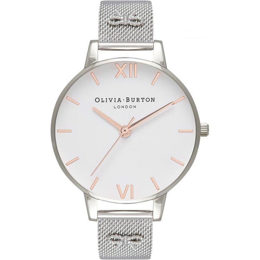 Olivia Burton Silver Stainless Steel Watch