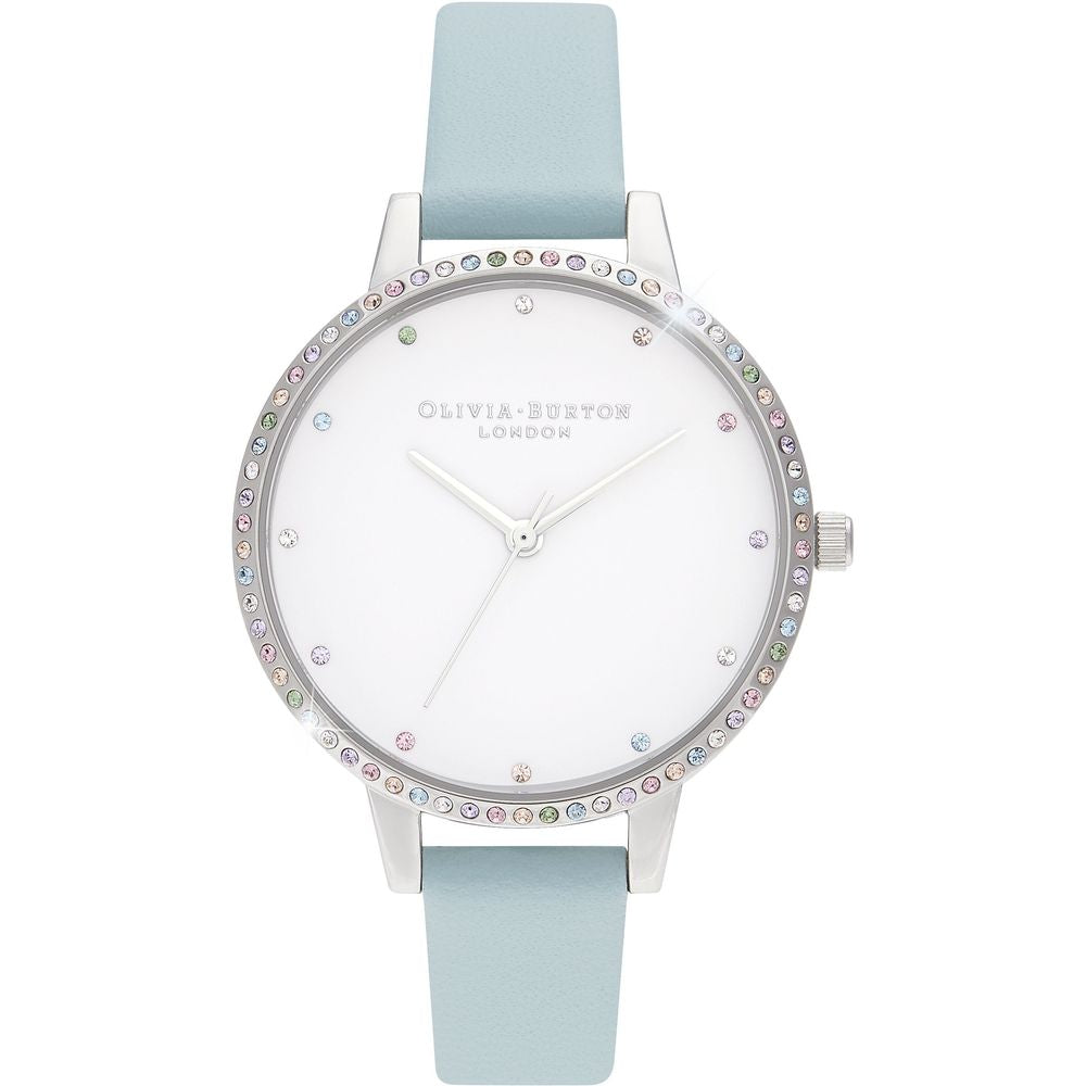 Olivia Burton Blue Artificial Leather Watch OBOB16RB19AC