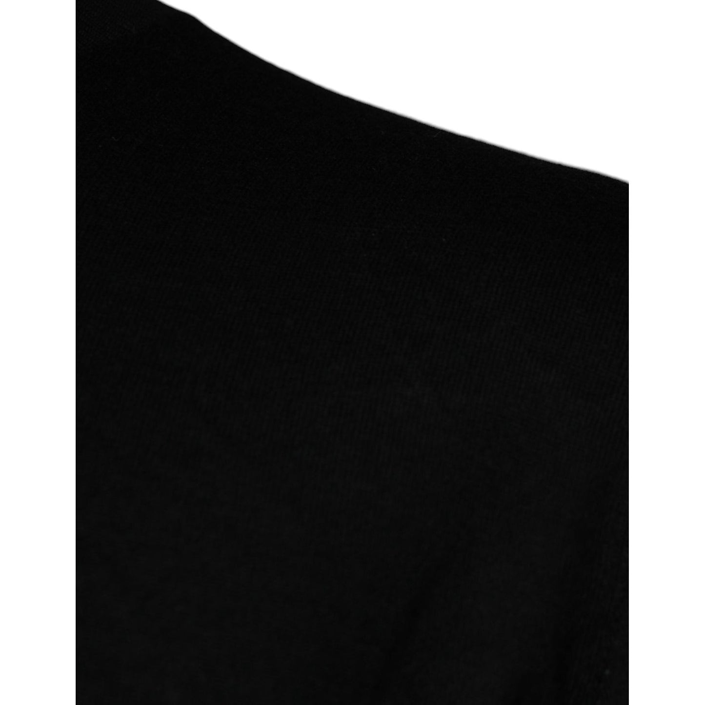 Dolce & Gabbana Black Long Sleeve Turtleneck Men Pullover Sweater Dolce & Gabbana Black