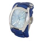 Chronotech Blue Leather Watch CHCT2039J22AC