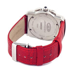 Chronotech Red Leather Watch CHCT7280B05AC