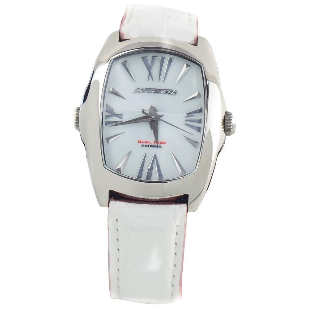 Chronotech Multicolor Leather Dress Watch