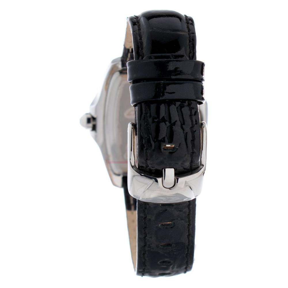 Chronotech Black Leather Dress Watch