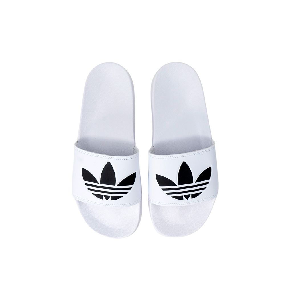 Adidas White Polyester Slipper