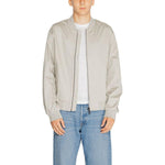 Calvin Klein Gray Organic Cotton Jackets & Coat CA-14571300136-IT46 | M