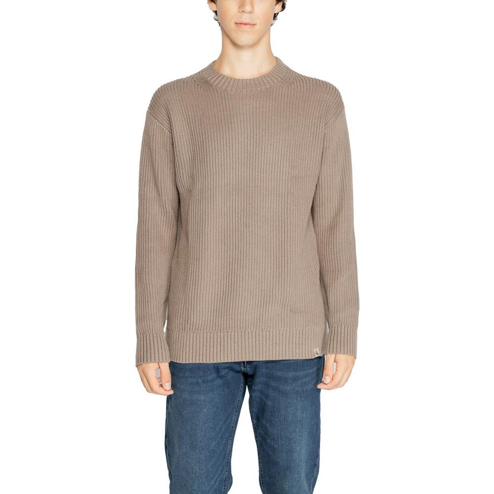 Calvin Klein Jeans Brown Organic Cotton Sweater Calvin Klein Jeans Rosy Brown